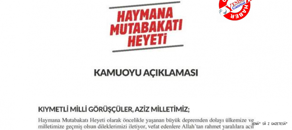 Haymana Mutabakatı nedir? Haymana Mutabakatı'nda kimler var, hangi parti?