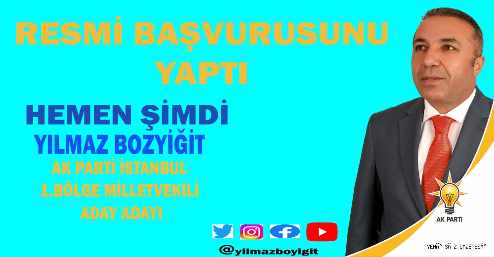 RESMİ BAŞVURUSUNU YAPTI