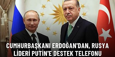 Cumhurbaşkanı Erdoğan, Rusya lideri Putin'le görüştü! İsyana karşı tam desteğini iletti