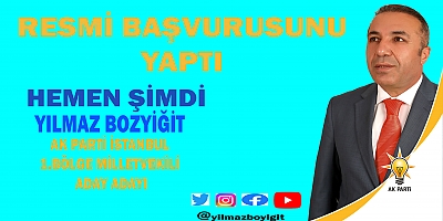 RESMİ BAŞVURUSUNU YAPTI