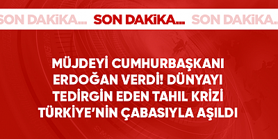 Tahıl krizi aşıldı, sevkiyat bugünden itibaren aynen devam edecek