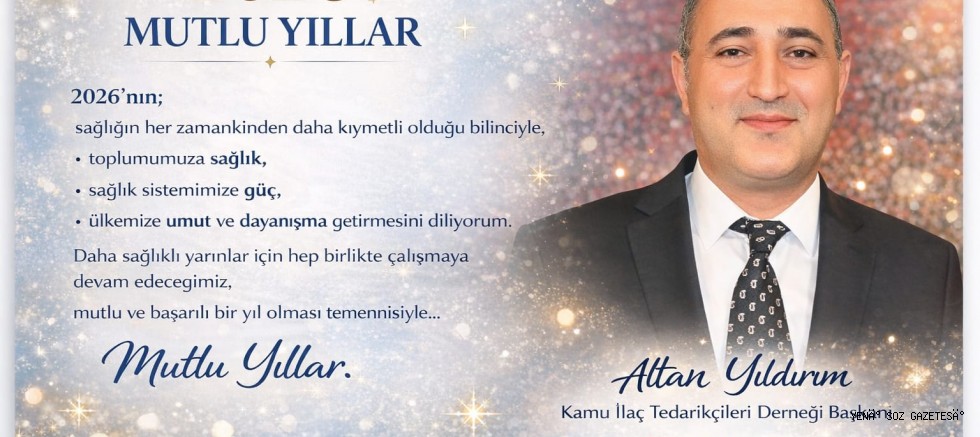 SAĞLIKÇI'DAN YENİ YIL MESAJİ