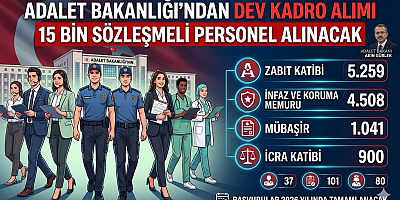2026’da 15 Bin Yeni Personel İstihdam Edilecek