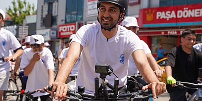 Dünya Bisiklet Günü’nde Tuzla’nın sokakları bisikletlerle arşınlandı