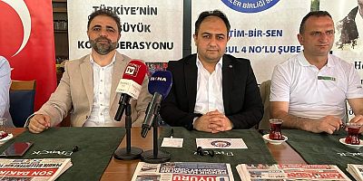 EĞİTİM-BİR-SEN BÖLGE BASINI İLE BİR ARAYA GELDİ. MÜLAKAT ADİL BİR YÖNTEM DEĞİLDİR 