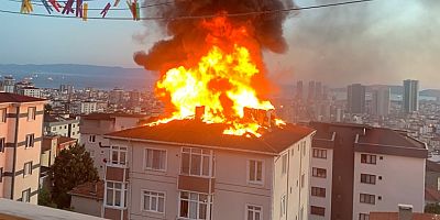 İstanbul Kartal'da korkutan yangın