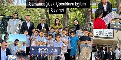 Kartal Anahtar Parti’den Gönüllülük Örneği: Hatay Samandağ’daki Çocuklara Eğitim Desteği