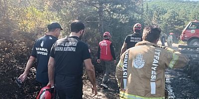 Kartal Belediyesi Ekipleri Orman Yangınında Söndürme Çalışmalarına Destek Verdi